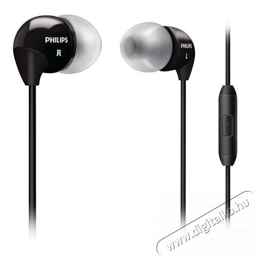 PHILIPS SHE3595BK/00 fülhallgató Audio-Video / Hifi / Multimédia - Fül és Fejhallgatók - Fülhallgató mikrofonnal / headset - 298712