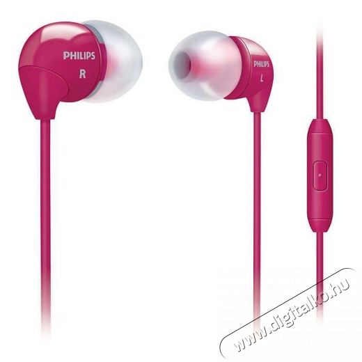 PHILIPS SHE3595PK fülhallgató Audio-Video / Hifi / Multimédia - Fül és Fejhallgatók - Fülhallgató mikrofonnal / headset - 298713