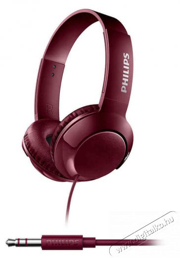 PHILIPS SHL3070RD/00 Bass+ fejhallgató - piros Audio-Video / Hifi / Multimédia - Fül és Fejhallgatók - Fejhallgató - 325801