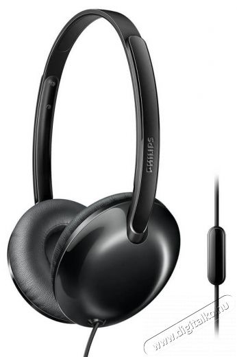 PHILIPS SHL4405BK/00 mikrofonos fejhallgató - fekete Audio-Video / Hifi / Multimédia - Fül és Fejhallgatók - Fejhallgató mikrofonnal / headset - 320533