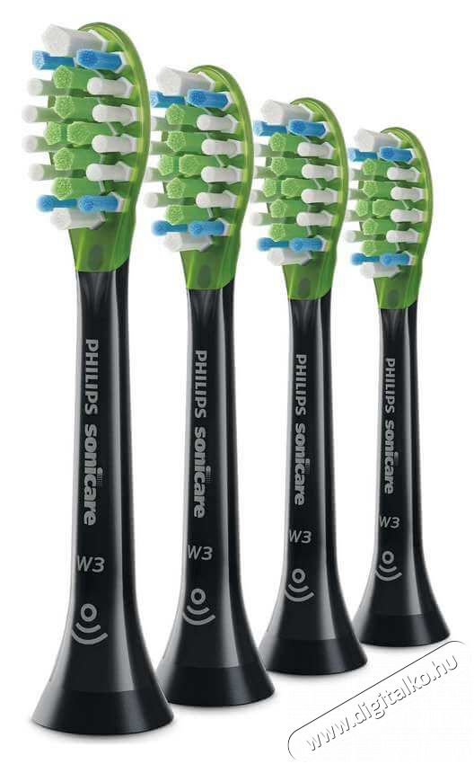 PHILIPS HX9064/33 Sonicare Premium White Standard fogkefefej (4 db) - fekete Szépségápolás / Egészség - Száj / fog ápolás - Kiegészítő - 342343