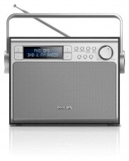 PHILIPS AE5020B/12 táskarádió - ezüst Audio-Video / Hifi / Multimédia - Rádió / órás rádió - Hordozható, zseb-, táska rádió - 350630