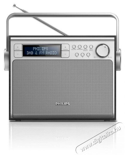 PHILIPS AE5020B/12 táskarádió - ezüst Audio-Video / Hifi / Multimédia - Rádió / órás rádió - Hordozható, zseb-, táska rádió - 350630