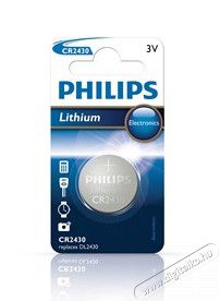 PHILIPS CR2430 lítium gombelem Akkuk és töltők - Elem - 312561