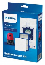 PHILIPS FC8001/01 PowerGo cserekészlet Háztartás / Otthon / Kültér - Porszívó / takarítógép - Porzsák / portartály - 342311