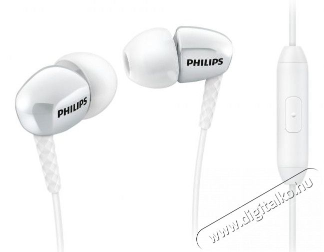 PHILIPS SHE3905WT/00 fülhallgató - fehér Audio-Video / Hifi / Multimédia - Fül és Fejhallgatók - Fülhallgató mikrofonnal / headset - 312661