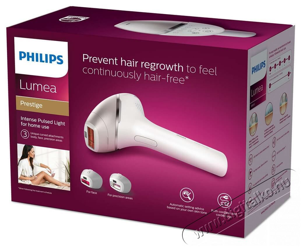 PHILIPS BRI953/00 Lumea Prestige IPL szőrtelenítő készülék Szépségápolás / Egészség - Szőrtelenítő / borotva - Tartós szőrtelenítő - 332278