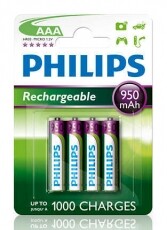 PHILIPS R03B4A95 AAA (950mAh) akkumulátor Akkuk és töltők - Elem méretű akku és töltő - Akku - 312591