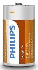 PHILIPS R14L2B/10 Longlife 1,5 V elem Akkuk és töltők - Elem - 362094