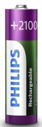 PHILIPS R6B4A210/10 akkumulátor (2100mAh) Akkuk és töltők - Elem méretű akku és töltő - Akku - 312597