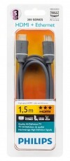 PHILIPS SWV4432S HDMI kábel 1,5m Tv kiegészítők - Kábel / csatlakozó - Hdmi kábel - 301253