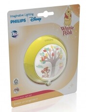 PHILIPS 717653416 Micimackó éjjeli fény, fali lámpa Háztartás / Otthon / Kültér - Világítás / elektromosság - Éjszakai irányfény - 305368