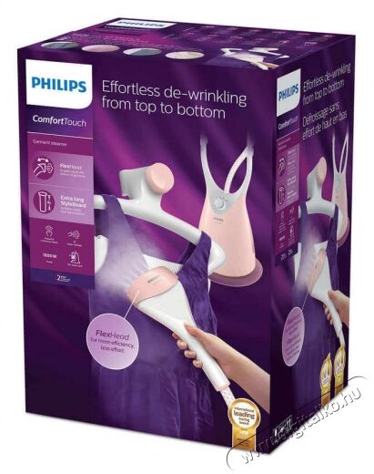 PHILIPS GC552/40 ComfortTouch ruhagőzölő Háztartás / Otthon / Kültér - Tisztító / mosó - Kézi gőztisztító / gőzborotva - 342293