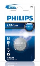 PHILIPS CR2016 lítium gombelem Akkuk és töltők - Elem - 301180