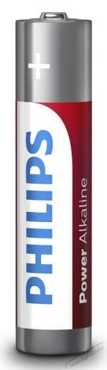 PHILIPS LR03P4B/10 Power Alkaline AAA elem - 4db Akkuk és töltők - Elem - 362096