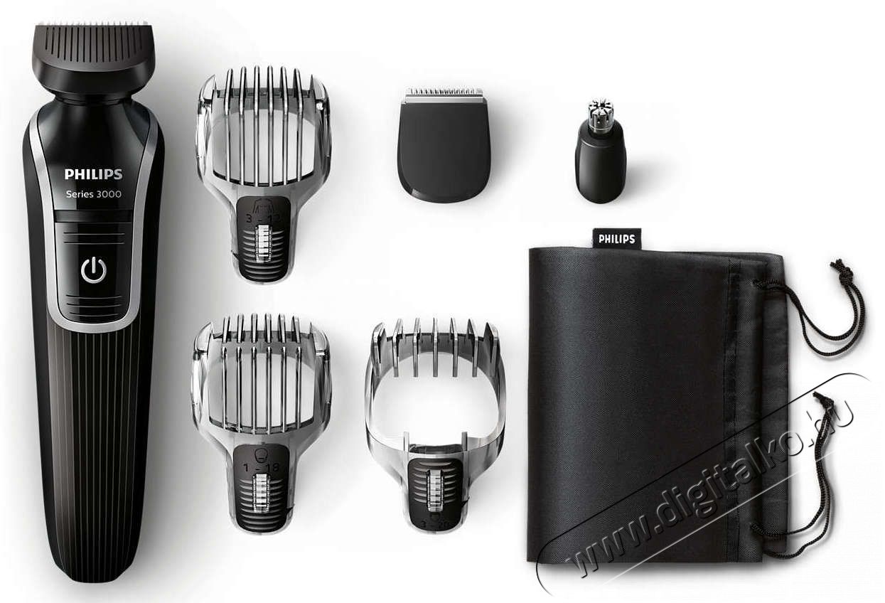 PHILIPS QG3335/15 Multigroom series 3000 6 az 1-ben tetőtől talpig használható vágókészülék Szépségápolás / Egészség - Szőrtelenítő / borotva - Arc- és testszőrzet vágó, formázó - 327221