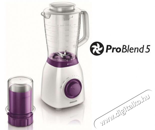 PHILIPS HR2163/00 Viva Collection turmixgép Konyhai termékek - Konyhai kisgép (előkészítés / feldolgozás) - Turmixgép - 296530