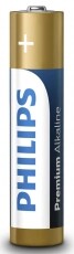 PHILIPS LR03M4B/10 Premium Alkaline AAA elem - 4db Akkuk és töltők - Elem - 362100