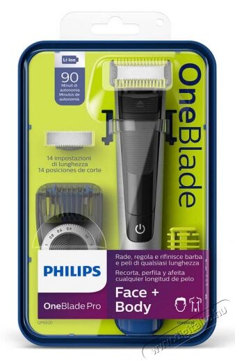 PHILIPS QP6620/20 OneBlade Pro borotva szett Szépségápolás / Egészség - Szőrtelenítő / borotva - Férfi borotva - 350692