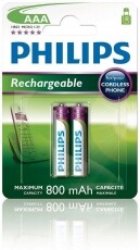 PHILIPS R03B2A80/10 800 mAh akku Akkuk és töltők - Elem méretű akku és töltő - Akku - 362101