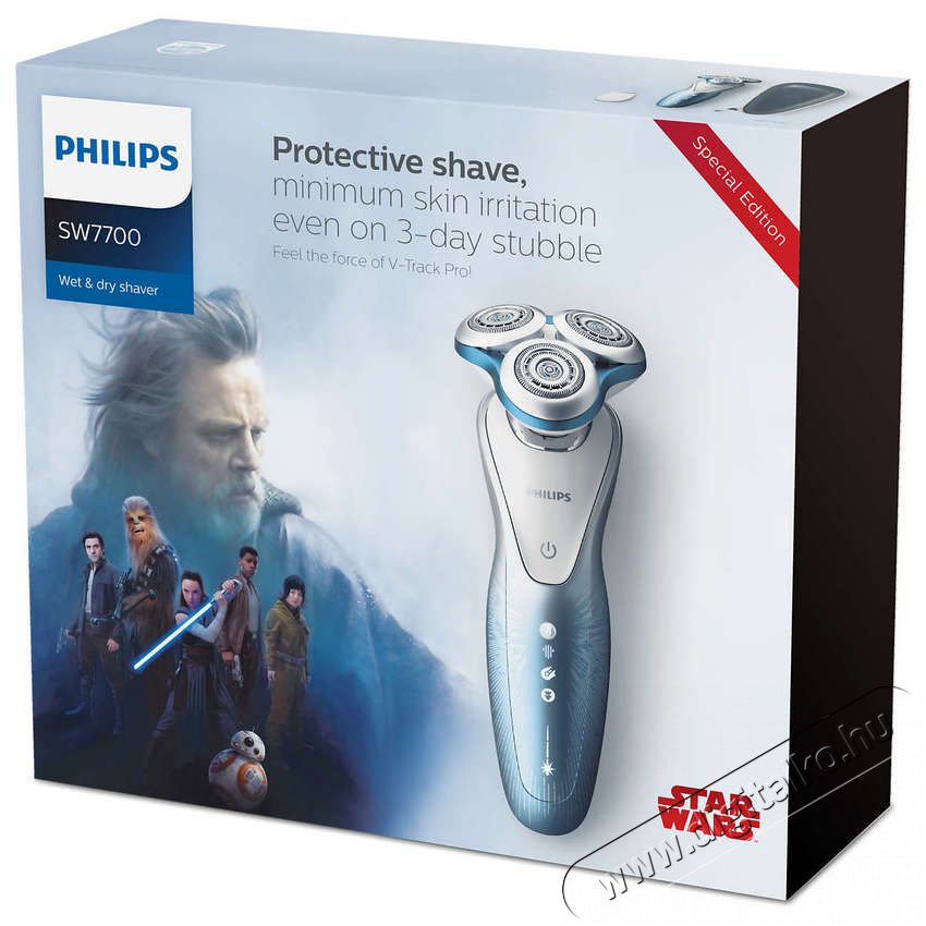 PHILIPS SW7700/67 Star Wars Special Edition nedves és száraz elektromos borotva Szépségápolás / Egészség - Szőrtelenítő / borotva - Férfi borotva - 331523