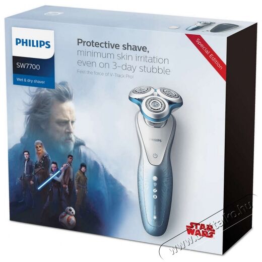 PHILIPS SW7700/67 Star Wars Special Edition nedves és száraz elektromos borotva Szépségápolás / Egészség - Szőrtelenítő / borotva - Férfi borotva - 331523
