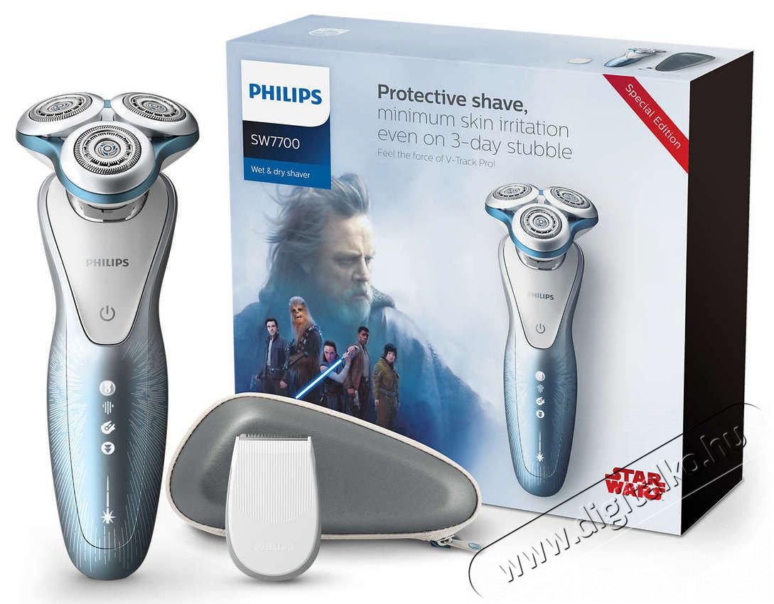 PHILIPS SW7700/67 Star Wars Special Edition nedves és száraz elektromos borotva Szépségápolás / Egészség - Szőrtelenítő / borotva - Férfi borotva - 331523