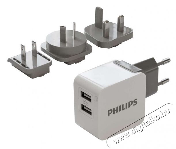 PHILIPS DLP2220/10 USB fali töltő Mobil / Kommunikáció / Smart - Mobiltelefon kiegészítő / tok - Hálózati-, autós töltő - 301165