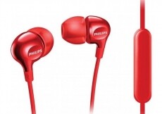 PHILIPS SHE3555RD/00 mikrofonos fülhallgató - piros Audio-Video / Hifi / Multimédia - Fül és Fejhallgatók - Fülhallgató mikrofonnal / headset - 350702