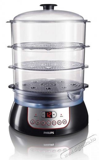 PHILIPS HD9140/91 ételpároló Konyhai termékek - Konyhai kisgép (sütés / főzés / hűtés / ételkészítés) - Pároló - 284520
