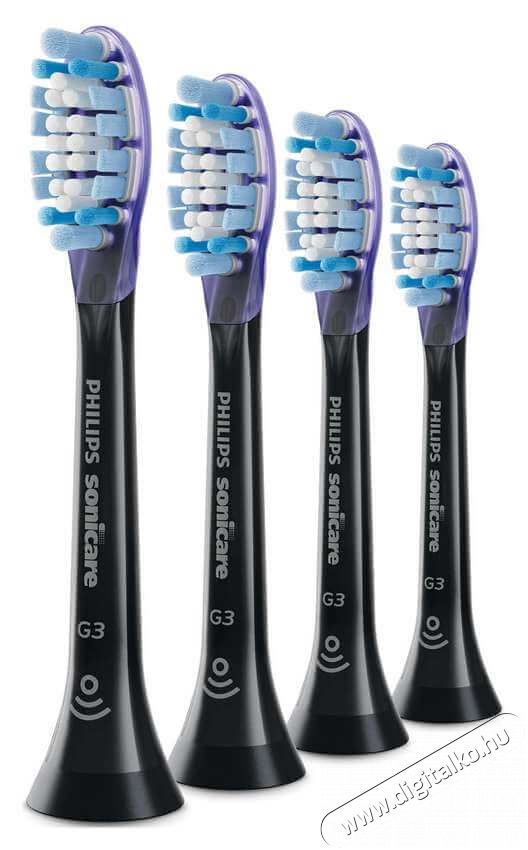 PHILIPS HX9054/33 Sonicare Premium Gum Care Standard fogkefefej csomag, 4 db - fekete Szépségápolás / Egészség - Száj / fog ápolás - Kiegészítő - 342339