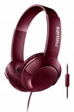 PHILIPS SHL3075RD/00 BASS+ mikrofonos fejhallgató - vörös Audio-Video / Hifi / Multimédia - Fül és Fejhallgatók - Fejhallgató mikrofonnal / headset - 325804