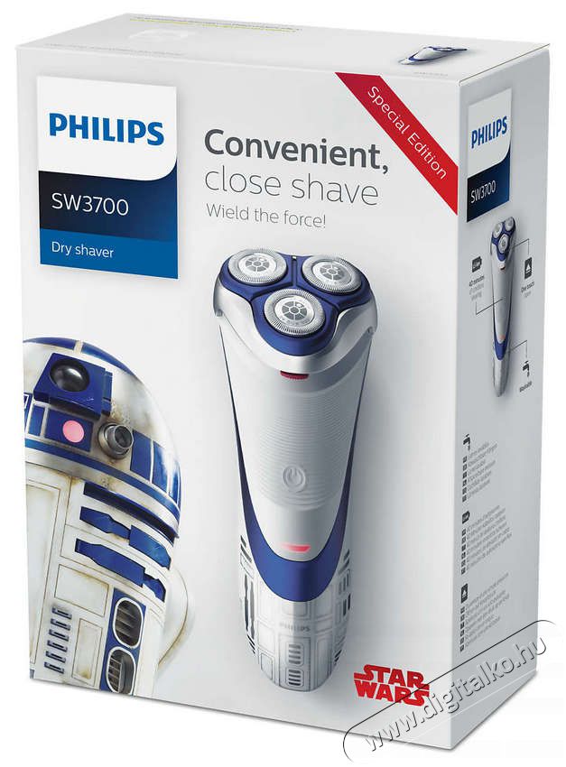PHILIPS SW3700/07 Star Wars Special Edition száraz elektromos borotva  Szépségápolás / Egészség - Szőrtelenítő / borotva - Férfi borotva - 327311