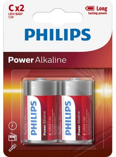 PHILIPS LR14P2B/10 Elem Akkuk és töltők - Elem - 362097