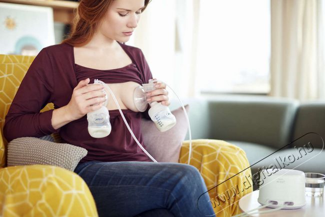 PHILIPS SCF334/02 Comfort Elektromos mellszívó dupla Szépségápolás / Egészség - Baba mama termék - Mellszívó - 336822