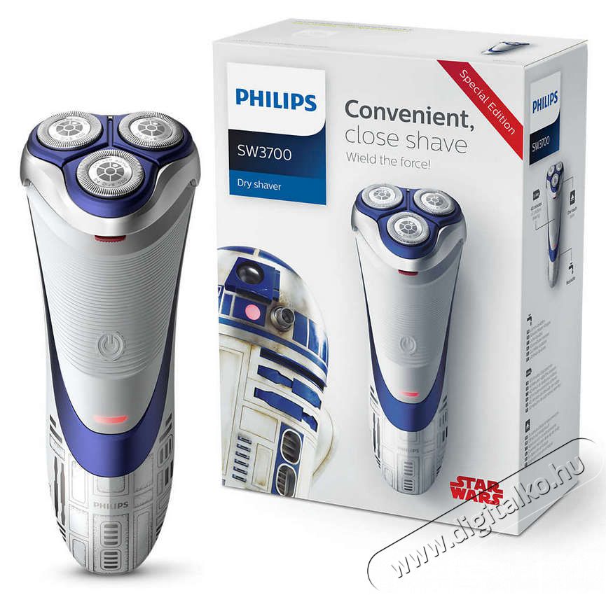 PHILIPS SW3700/07 Star Wars Special Edition száraz elektromos borotva  Szépségápolás / Egészség - Szőrtelenítő / borotva - Férfi borotva - 327311