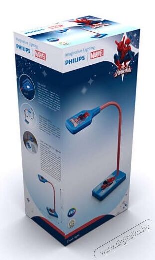PHILIPS 717704016 Pókember asztali lámpa Háztartás / Otthon / Kültér - Világítás / elektromosság - Asztali lámpa - 301193