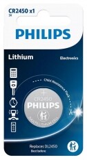 PHILIPS CR2450/10B Gombelem lítium Akkuk és töltők - Elem - 366562