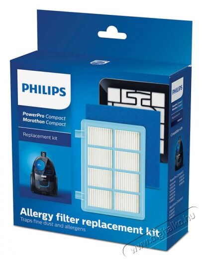 PHILIPS FC8010/01 allergén szűrőcserekészlet Háztartás / Otthon / Kültér - Porszívó / takarítógép - Szűrő - 331466