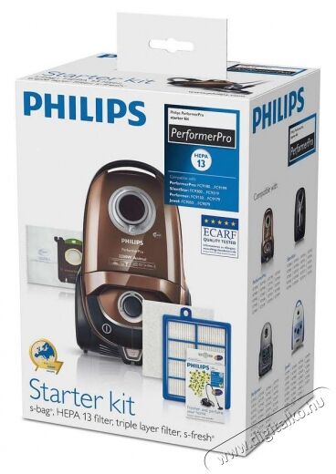 PHILIPS FC8060/01 PerformerPro porzsák és szűrő készlet Háztartás / Otthon / Kültér - Porszívó / takarítógép - Porzsák / portartály - 284660