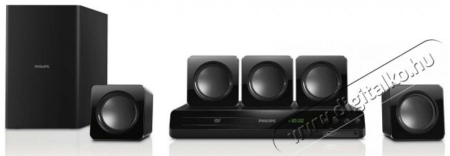 PHILIPS HTD3510/12 5.1-es multimédia lejátszó Audio-Video / Hifi / Multimédia - Házimozi - DVD házimozi szett - 286293