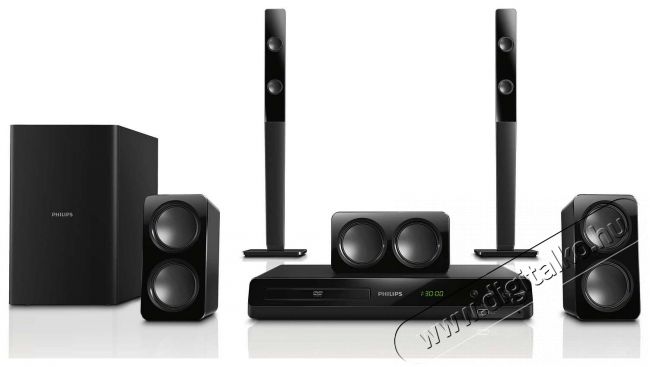 PHILIPS HTD3540/12 5.1-es multimédia lejátszó Audio-Video / Hifi / Multimédia - Házimozi - DVD házimozi szett - 286294