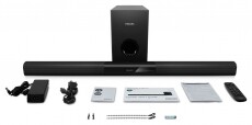 PHILIPS HTL2163B/12 2.1-es hangsugárzó Audio-Video / Hifi / Multimédia - Hangprojektor / soundbar - Mélyláda nélkül - 286282
