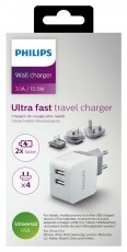 PHILIPS DLP2220/10 USB fali töltő Mobil / Kommunikáció / Smart - Mobiltelefon kiegészítő / tok - Hálózati-, autós töltő - 301165