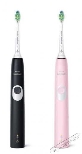 PHILIPS HX6800/35 Series 4300 Sonicare ProtectiveClean elektromos fogkefe dupla szett - fekete/rózsaszín Szépségápolás / Egészség - Száj / fog ápolás - Elektromos fogkefe - 361855
