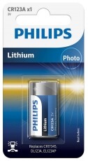 PHILIPS CR123A/01B 3V Lithium elem Akkuk és töltők - Elem - 362090