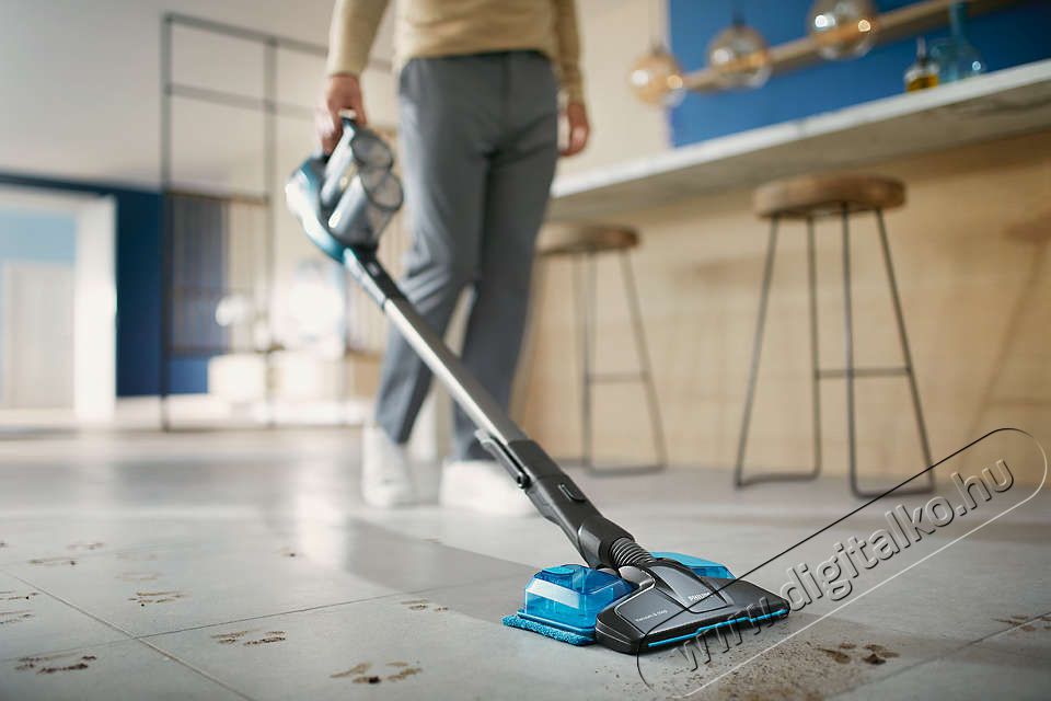 PHILIPS SpeedPro Max Aqua XC8147/01 25,2V vezeték nélküli porszívó, kézi porszívó és felmosó Háztartás / Otthon / Kültér - Porszívó / takarítógép - Kézi / álló porszívó - 361868