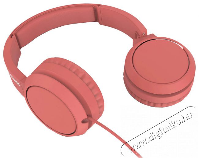 PHILIPS TAH4105RD/00 mikrofonos fejhallgató - piros Audio-Video / Hifi / Multimédia - Fül és Fejhallgatók - Fejhallgató mikrofonnal / headset - 366605