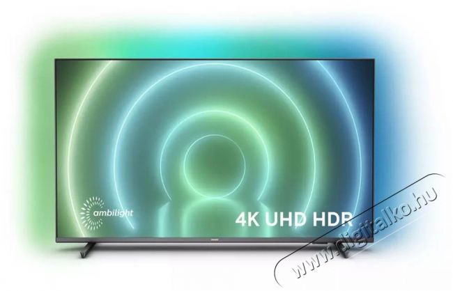 PHILIPS 50 50PUS7906/12 4K UHD Android Smart Ambilight LED TV Televíziók - LED televízió - UHD 4K felbontású - 373574
