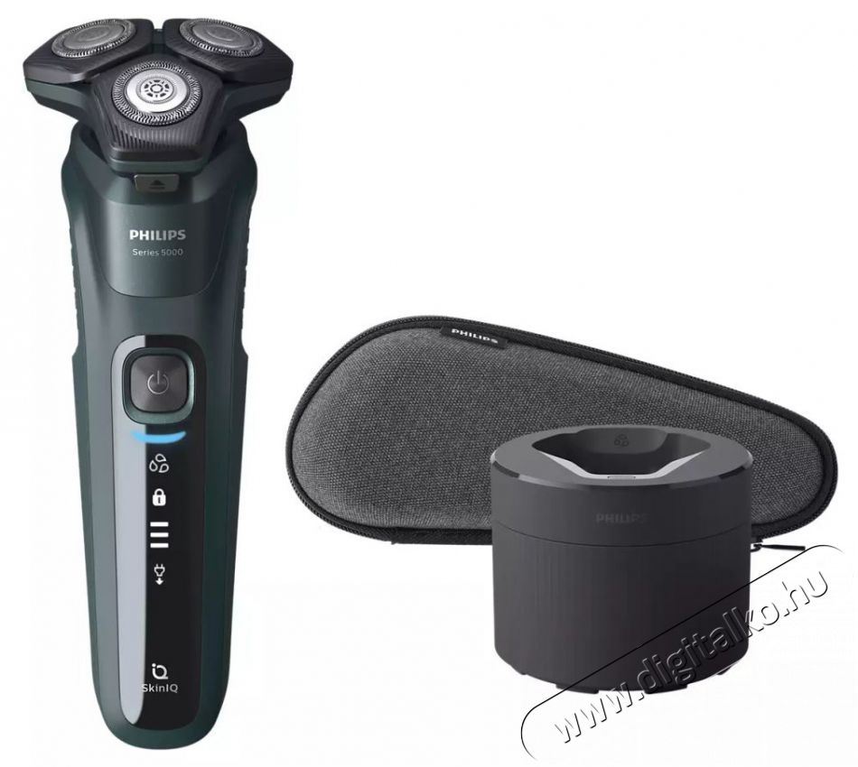 PHILIPS Series 5000 S5584/50 SkinIQ elektromos borotva - fekete Szépségápolás / Egészség - Szőrtelenítő / borotva - Férfi borotva - 375793